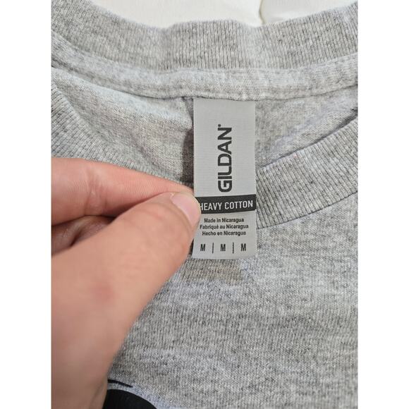 Gildan medium women's gray heavy cotton "Soccer Mom" tee - Picture 4 of 7